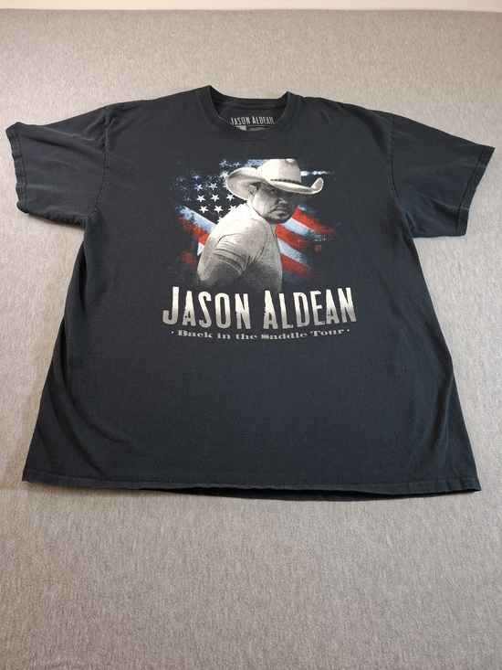 Jason Aldean Tops - Jason Aldean Women Size XL   Tour T‑Shirt - Back in the Saddle